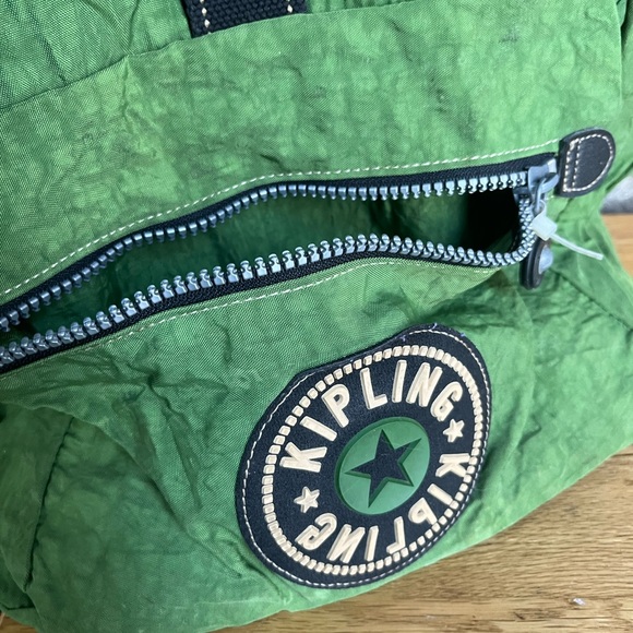 Kipling Backpack Bag Vintage Nylon Drawstring - Picture 3 of 6